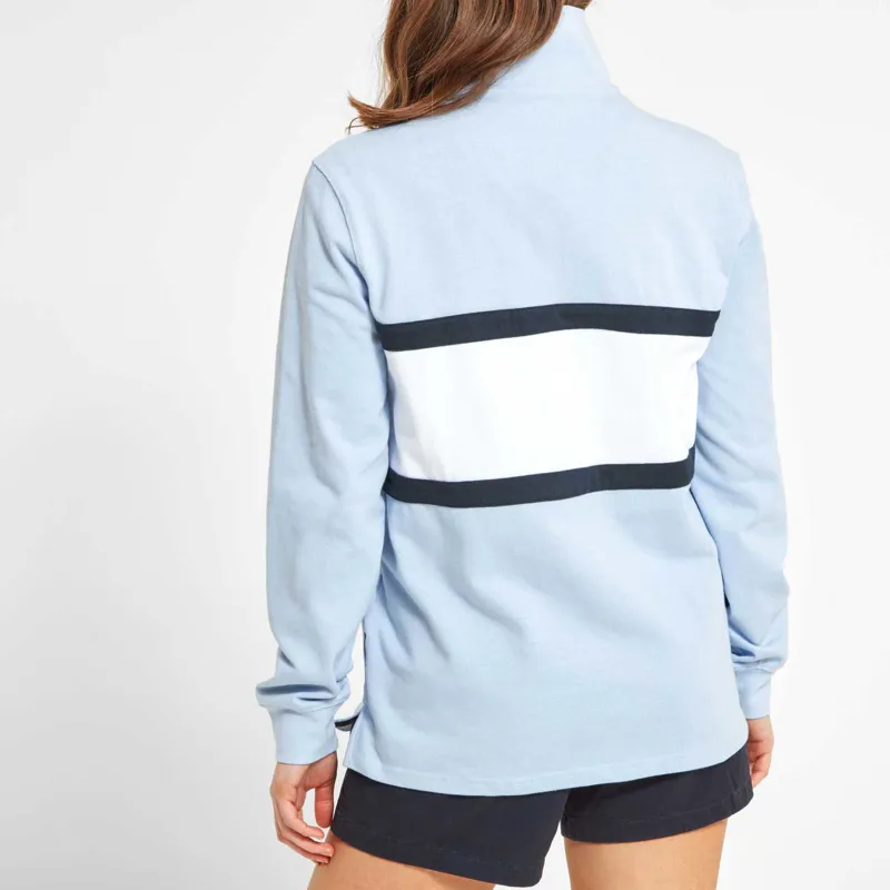 Schoffel Exeter Heritage Quarter Zip Pale Blue-4